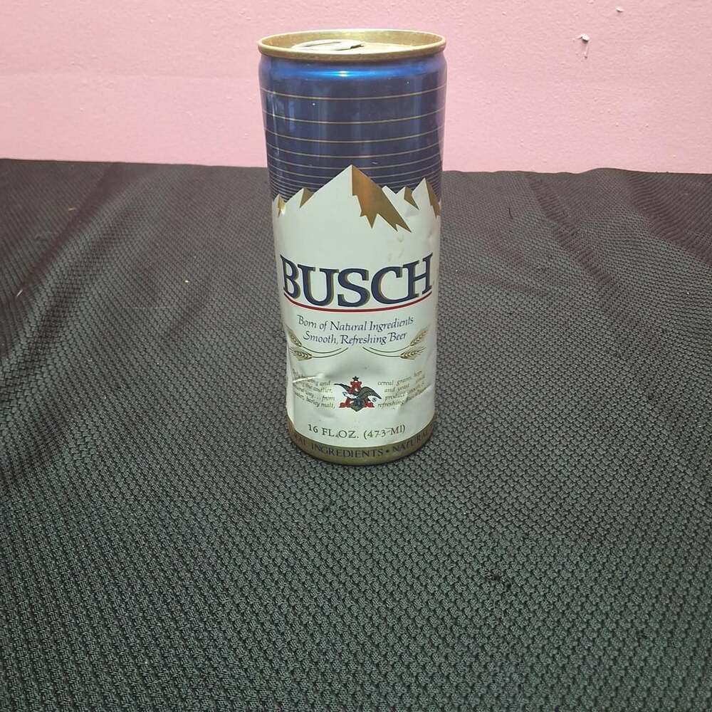 Vintage Busch Beer 16 FL OZ Metal Can